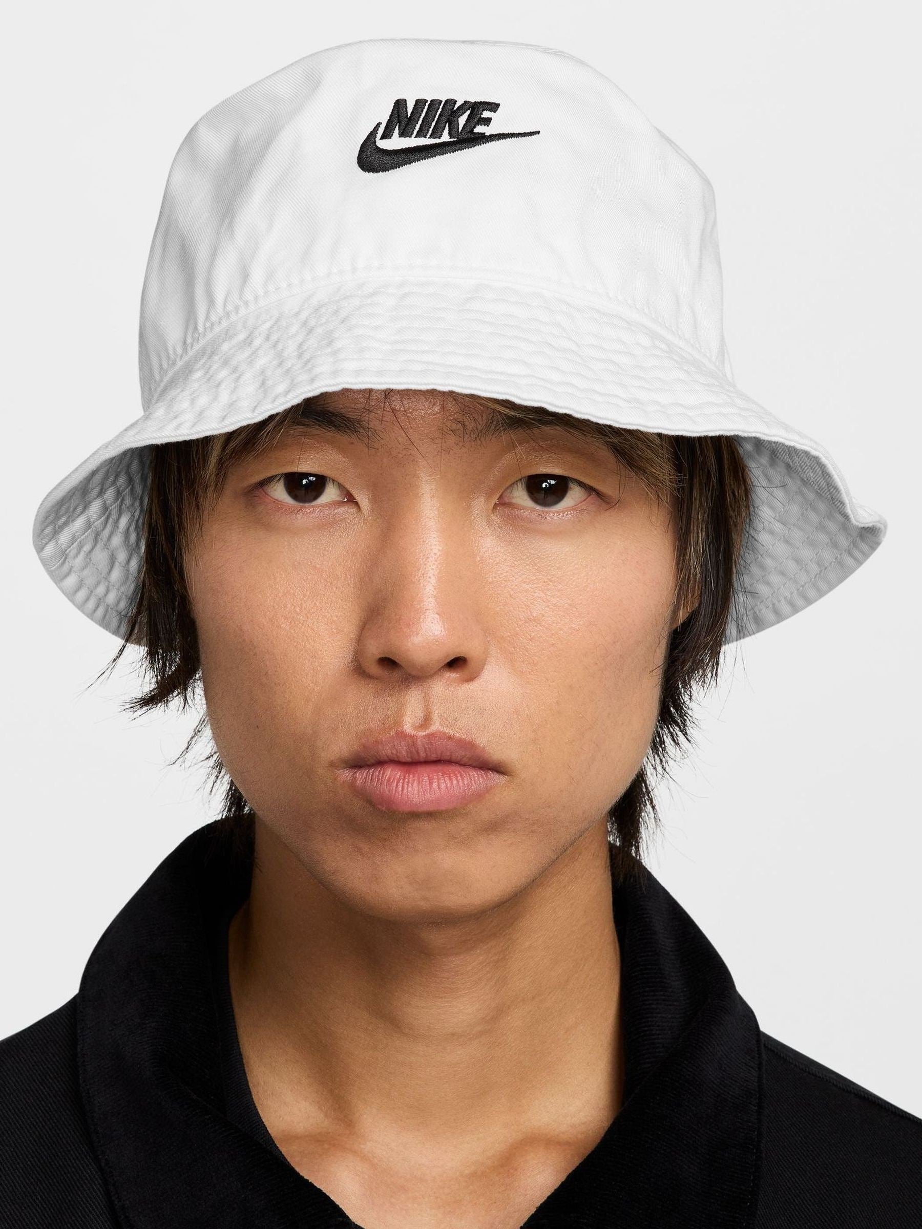 Nike white Apex bucket hat, imported from the UK