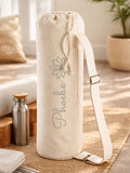 Loveabode lotus flower yoga mat bag, personalised carrier - British product
