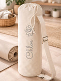 Loveabode lotus flower yoga mat bag, personalised carrier - British product