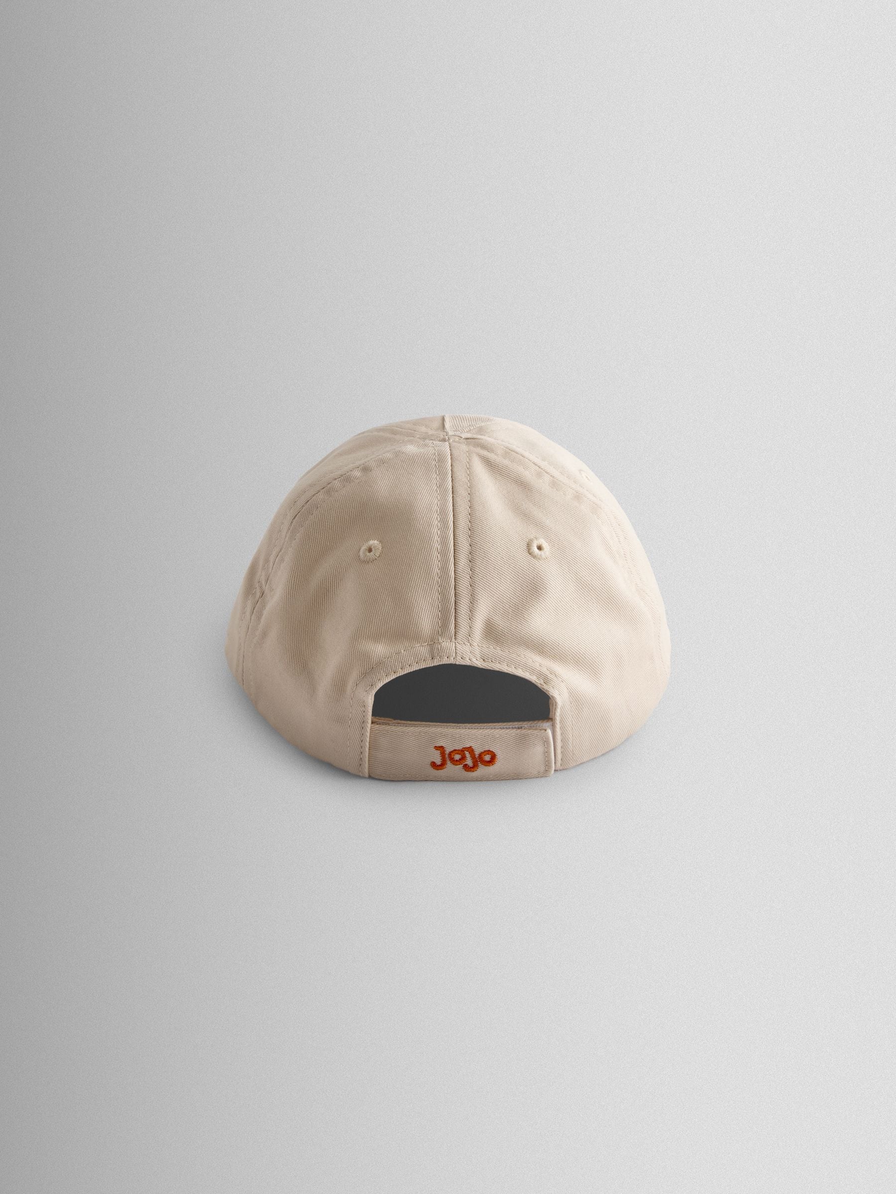JoJo Maman Bébé ecru lobster bouclé cap, imported from the UK