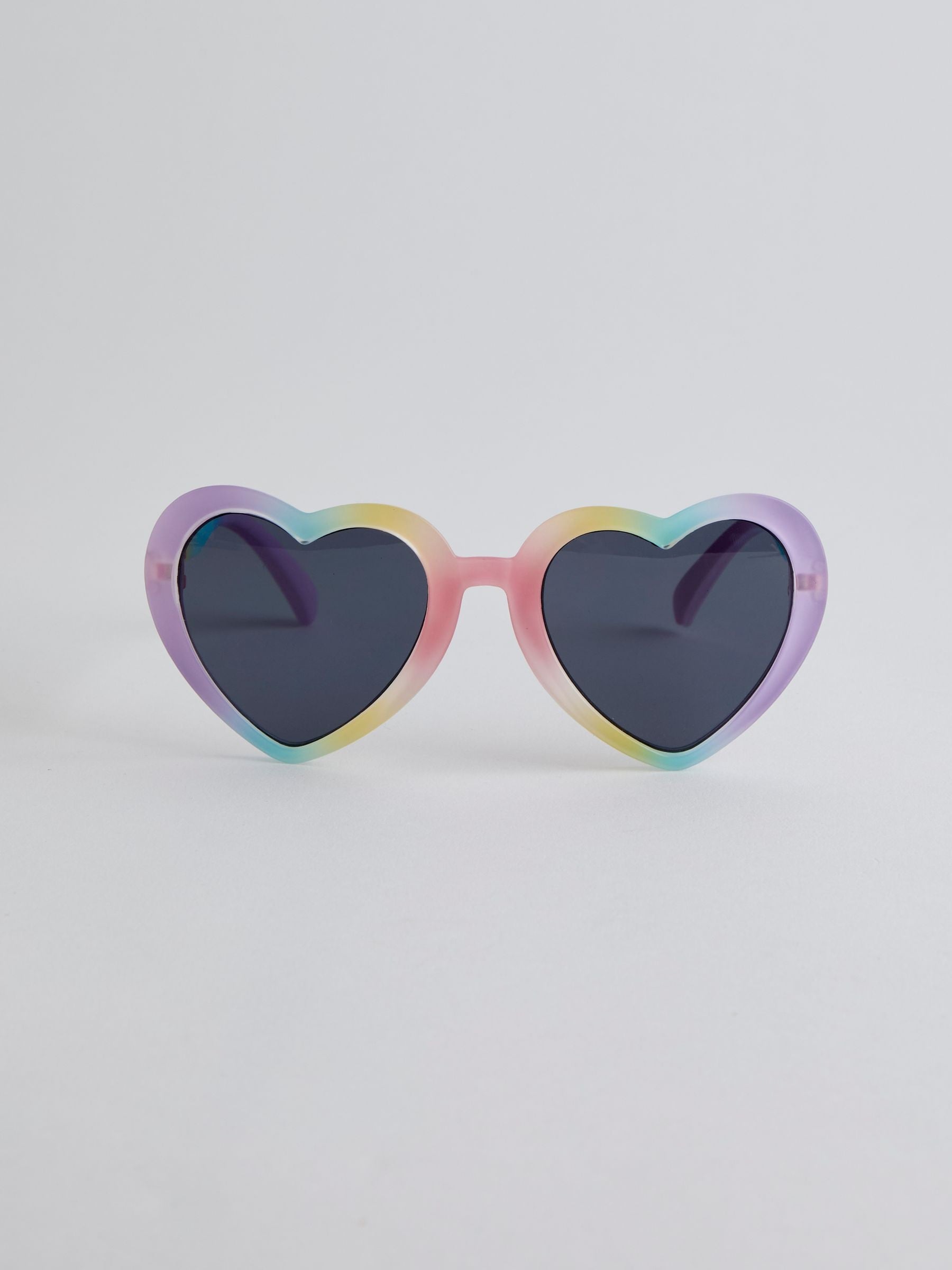 JoJo Maman Bébé rainbow heart sunglasses (British brand)