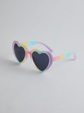 JoJo Maman Bébé rainbow heart sunglasses (British brand)