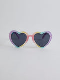 JoJo Maman Bébé rainbow heart sunglasses (British brand)