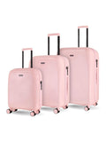Rock Luggage Pink Gelato 3 Piece Suitcases Set