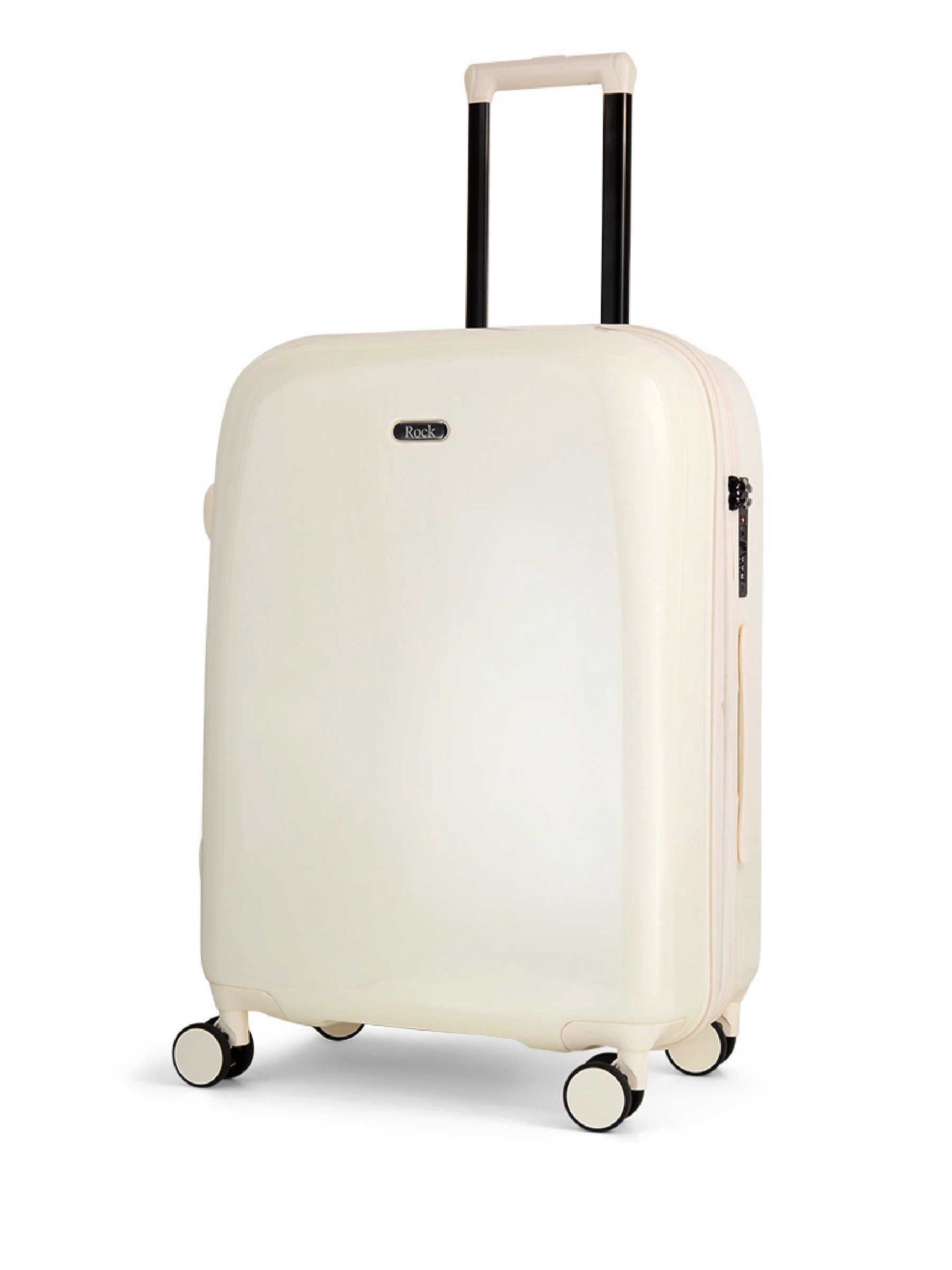 Rock Gelato medium suitcase in cream - British product