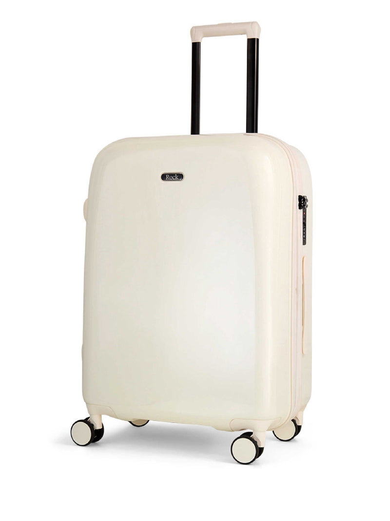 Rock Gelato medium suitcase in cream - British product