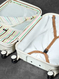 Rock Gelato medium suitcase in cream - British product