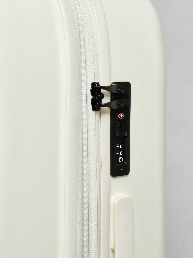 Rock Gelato medium suitcase in cream - British product