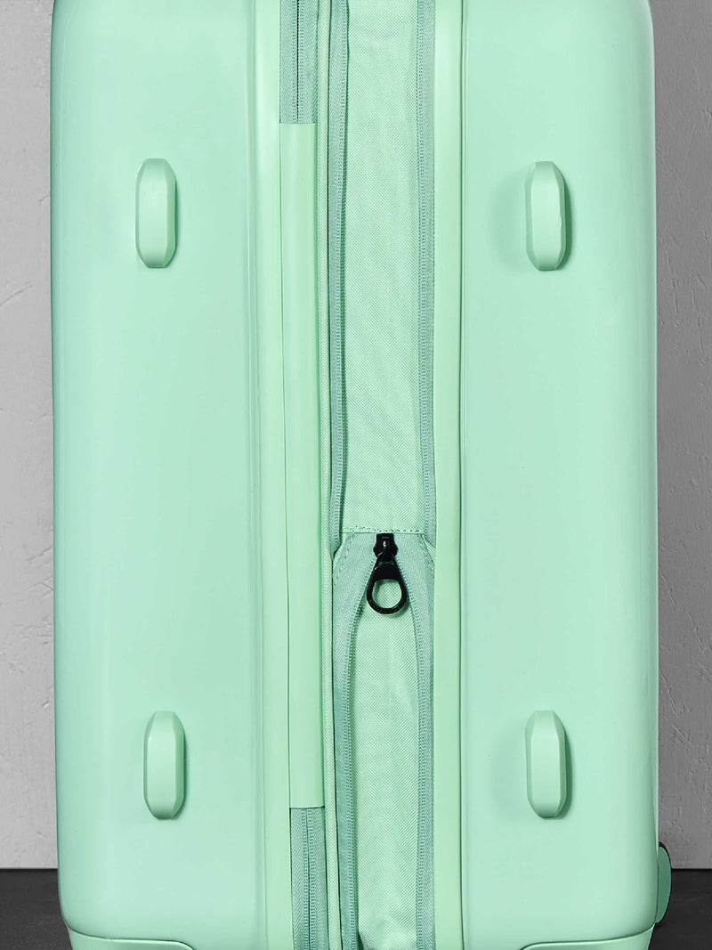 Rock Luggage green Gelato large suitcase (British brand)