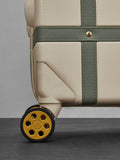 Rock Luggage vintage cream 3-piece suitcase set - British product