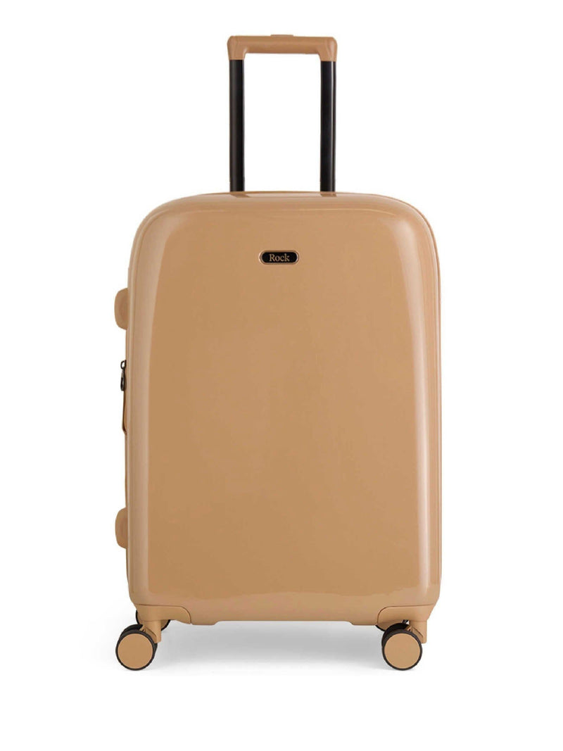 Rock Gelato medium brown suitcase 68 litres, imported from the UK