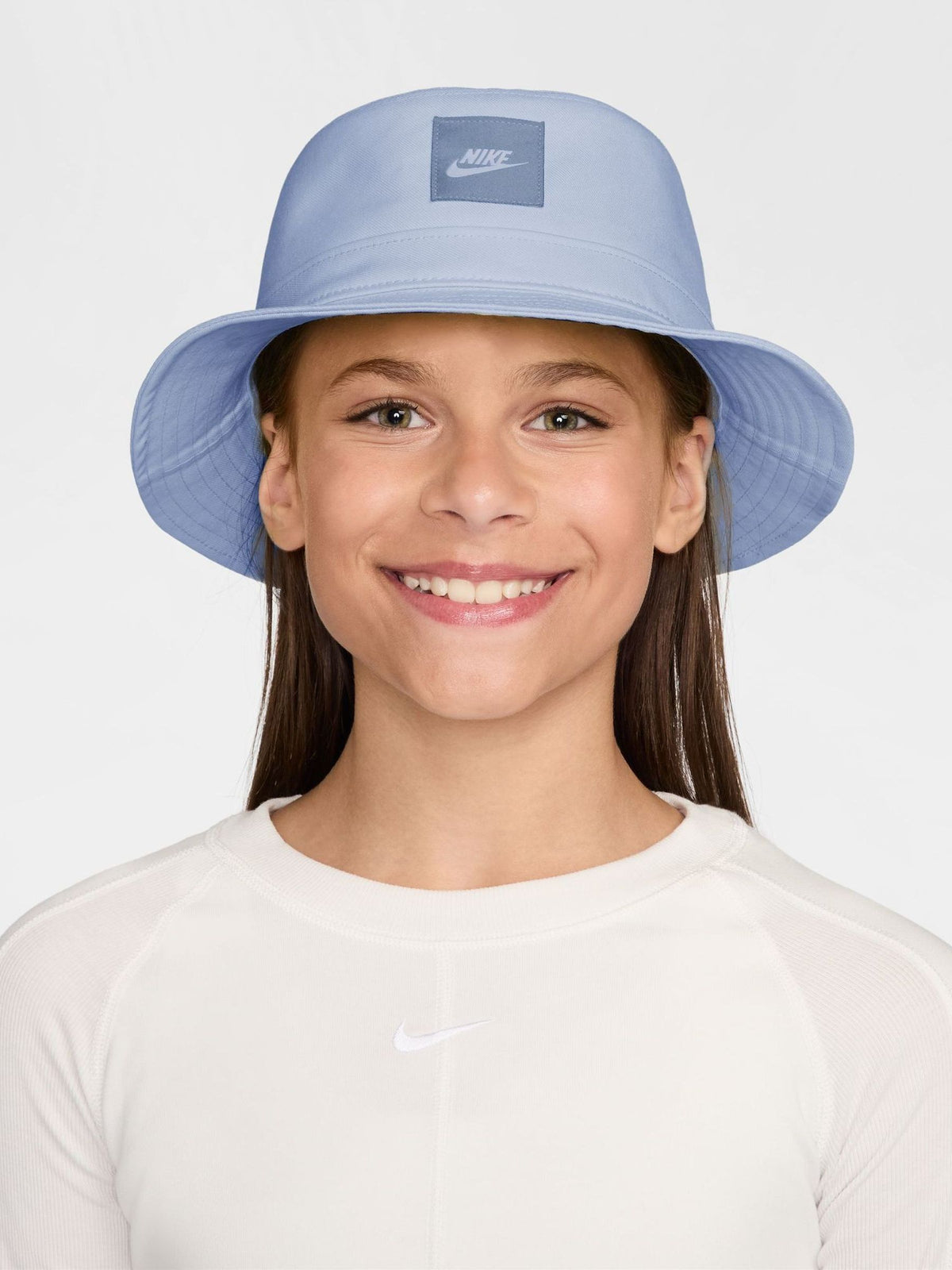 Nike blue Apex Futura bucket hat, imported from the UK
