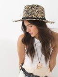 Monochrome twisted straw Panama hat, UK version