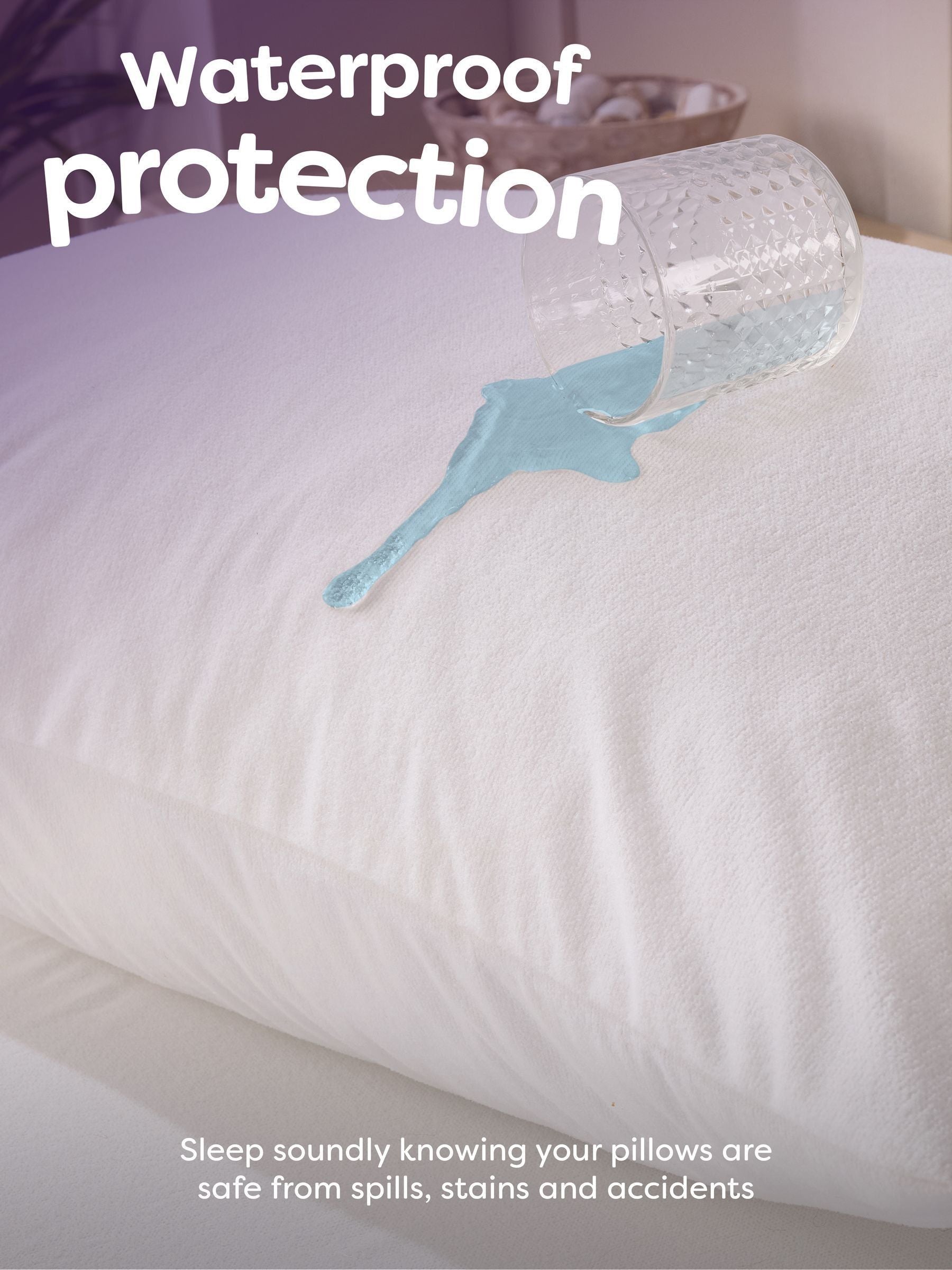 Slumberdown Waterproof Protect pillow protector size 0 (British brand)