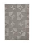 Catherine Lansfield silver retro circles rug, imported from the UK