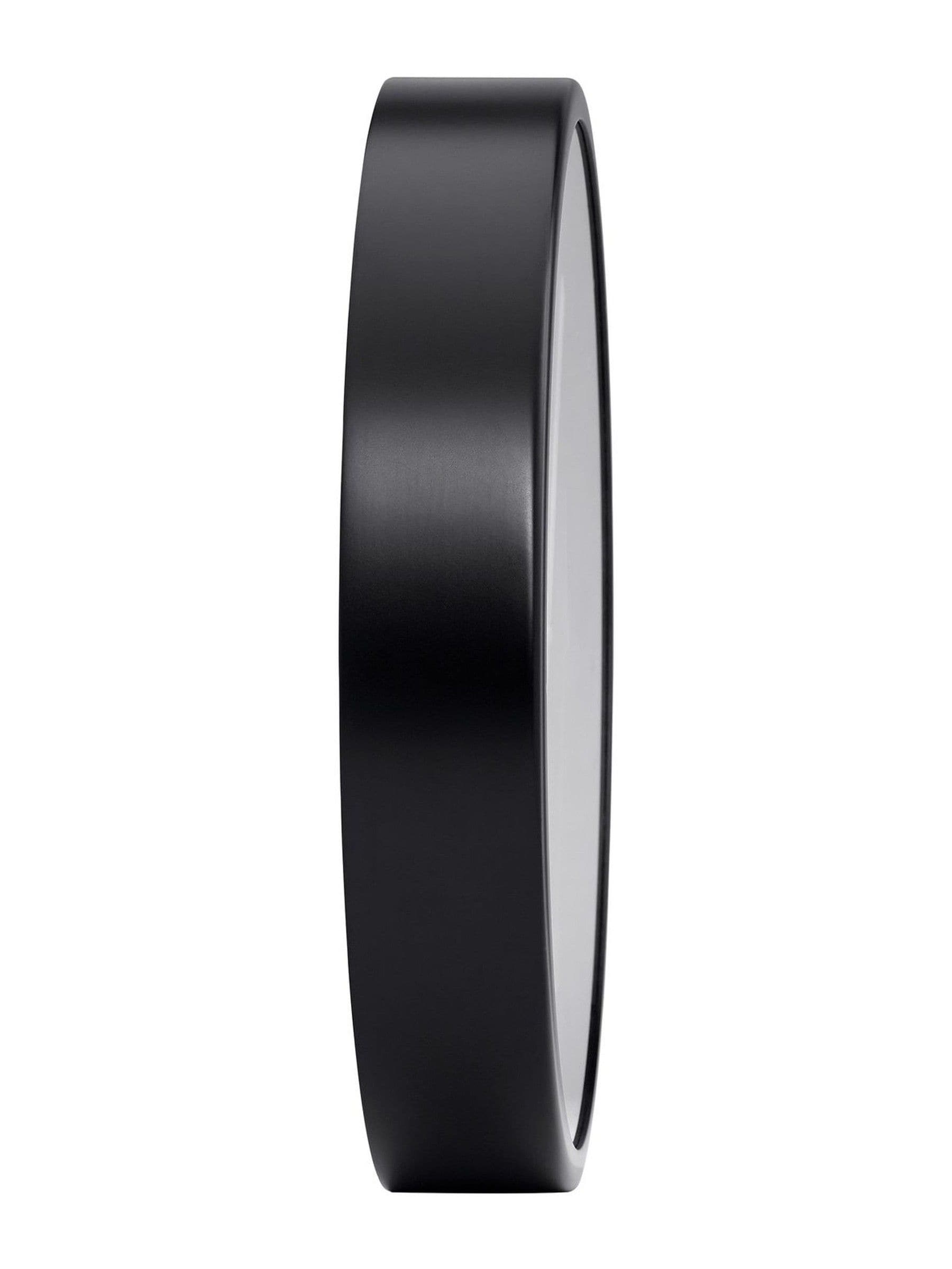 Mondaine black wall clock 25cm, imported from the UK