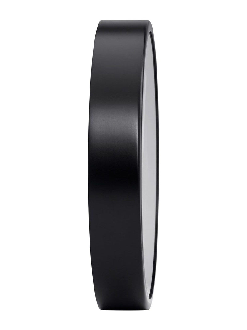 Mondaine black wall clock 25cm, imported from the UK