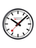 MONDAINE White Dial wall clock 25cm, imported from the UK