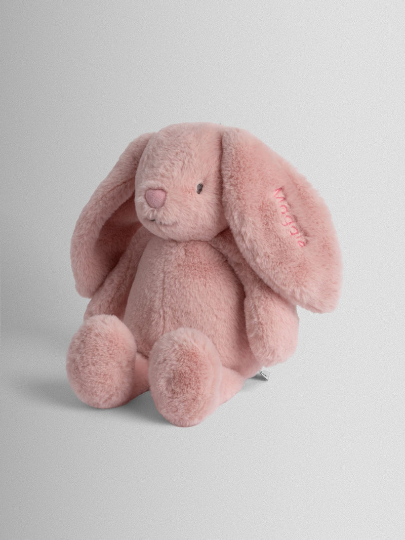 JoJo Maman Bébé pink bunny small personalised soft toy - British product