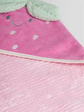 JoJo Maman Bébé pink strawberry hooded towel - British product