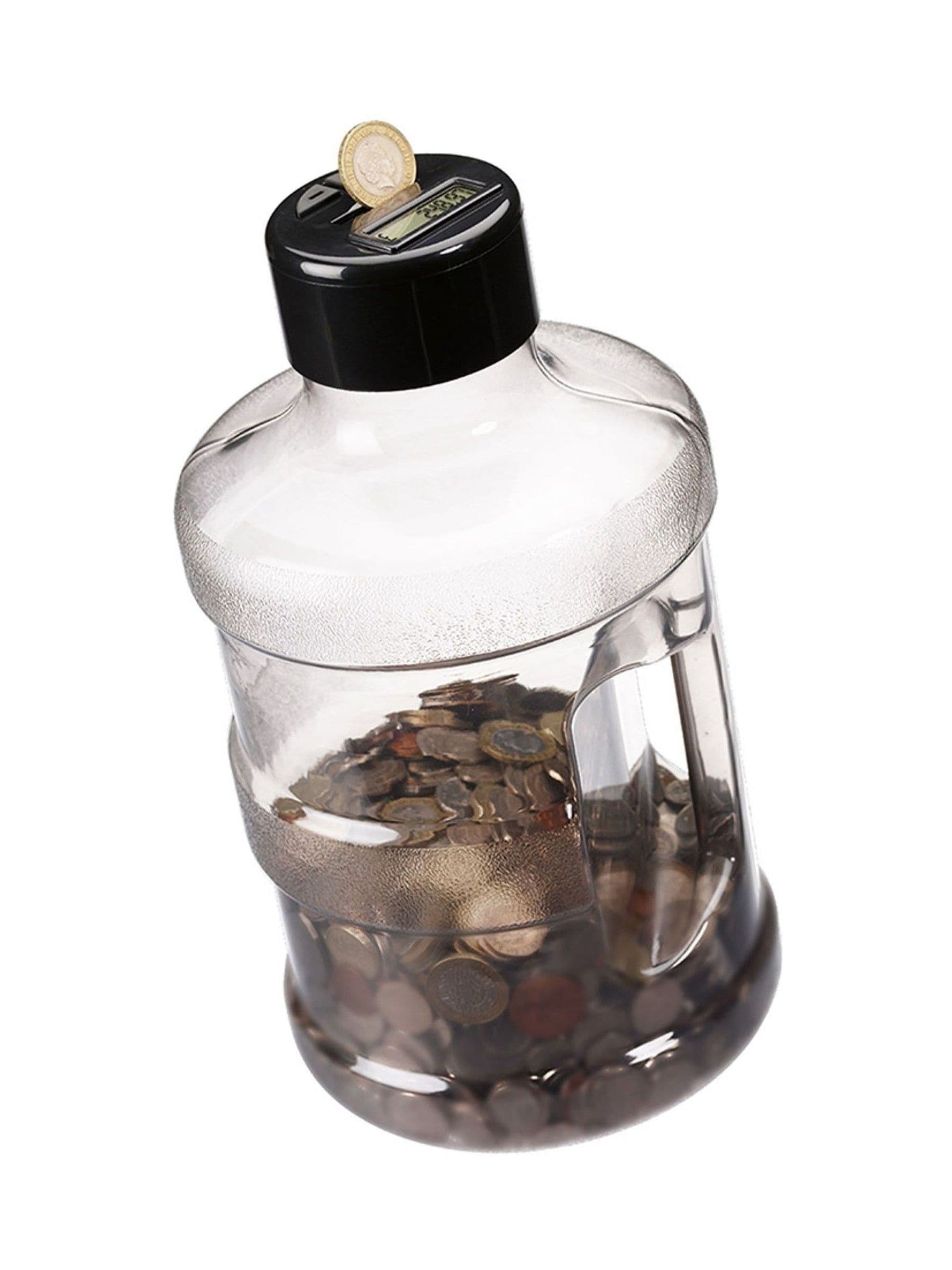 MenKind Super Size coin counting jar, imported from the UK