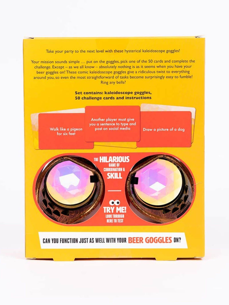 MenKind Professor Puzzle beer goggles game multicolour - British product
