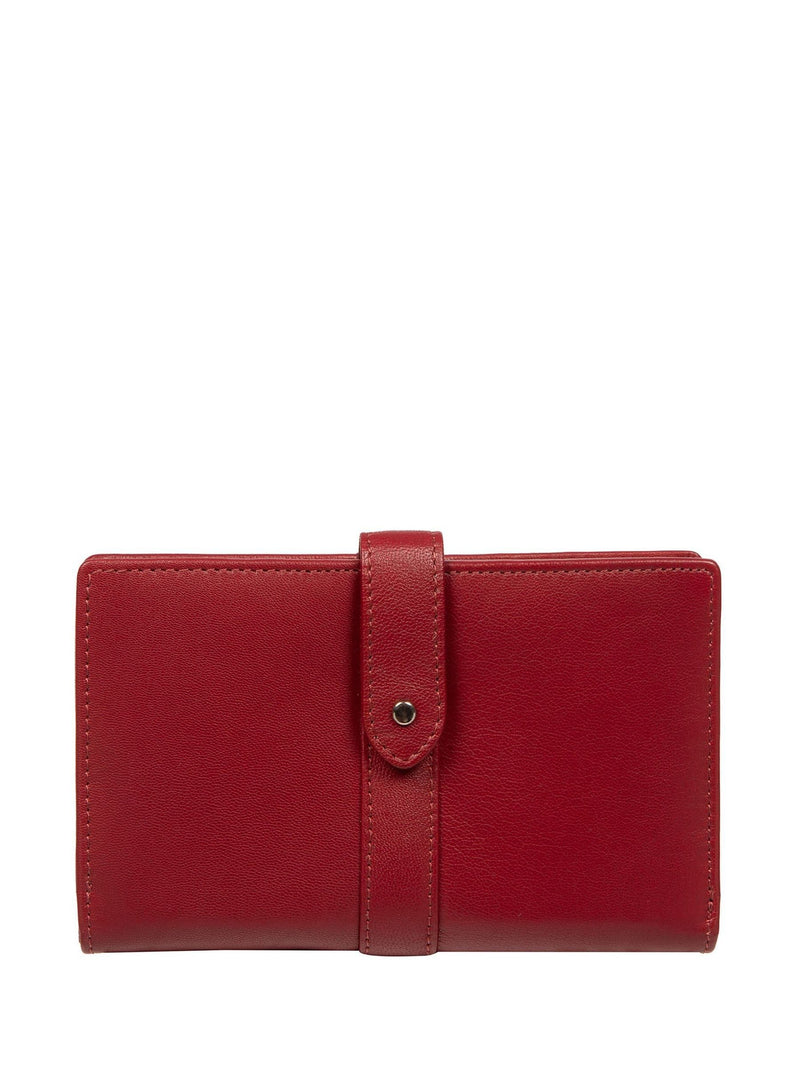 Pure Luxuries London Red Jade Leather Purse