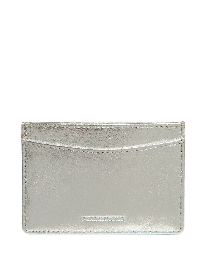 Pure Luxuries London Black Anna Leather Card Holder