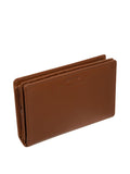 Pure Luxuries brown Julia leather purse (British brand)