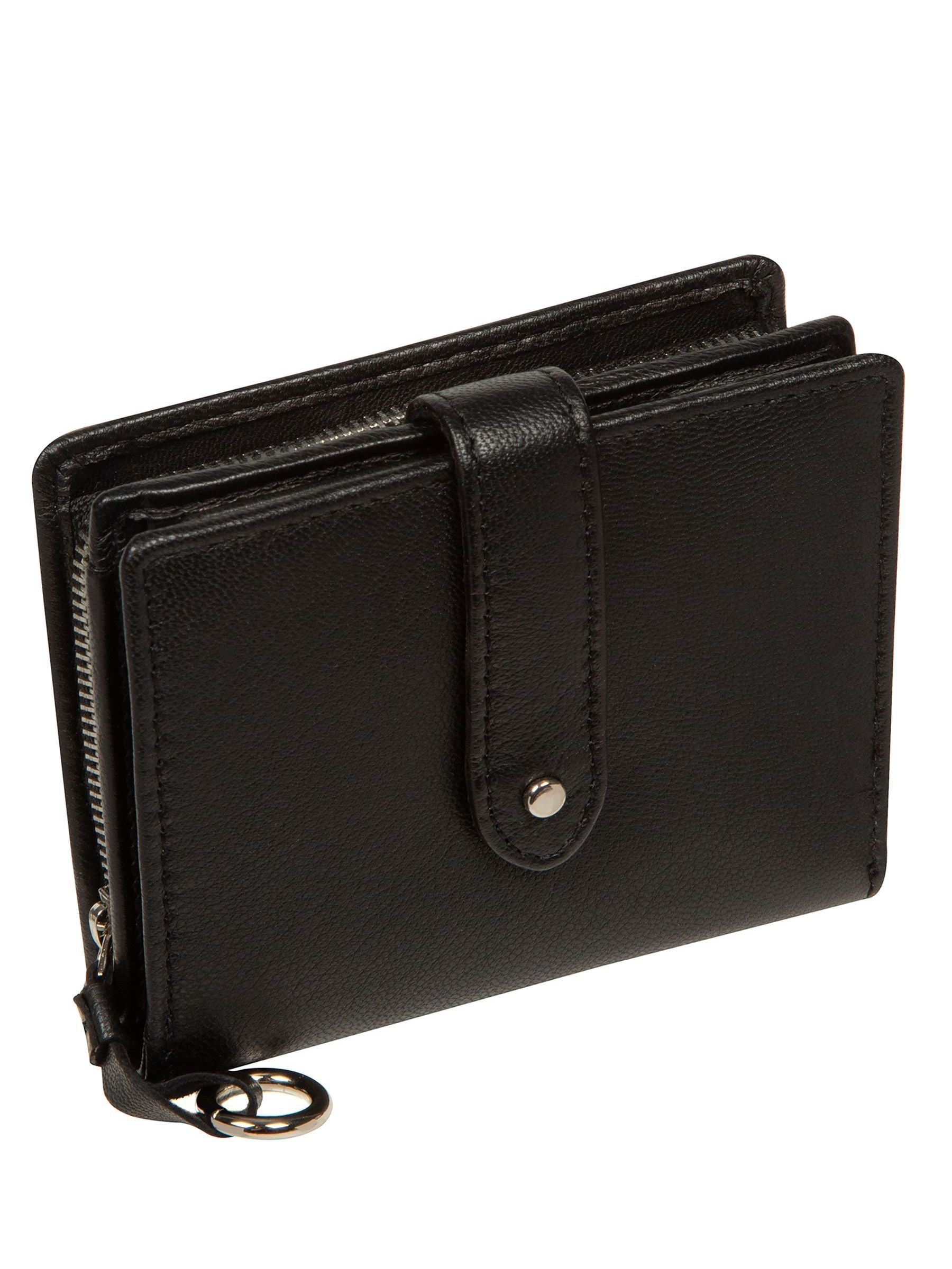 Pure Luxuries London black Louise leather purse, UK version