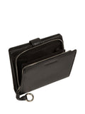 Pure Luxuries London black Louise leather purse, UK version