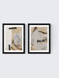 East End Prints Black Reunion wall art set - British product