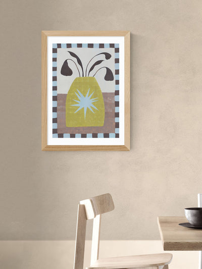East End Prints Eikestjernevase Kunsttrykk av Jazmine Joye