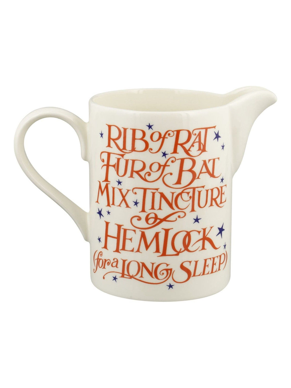 Emma Bridgewater Cream Halloween Toast Medium Straight Jug