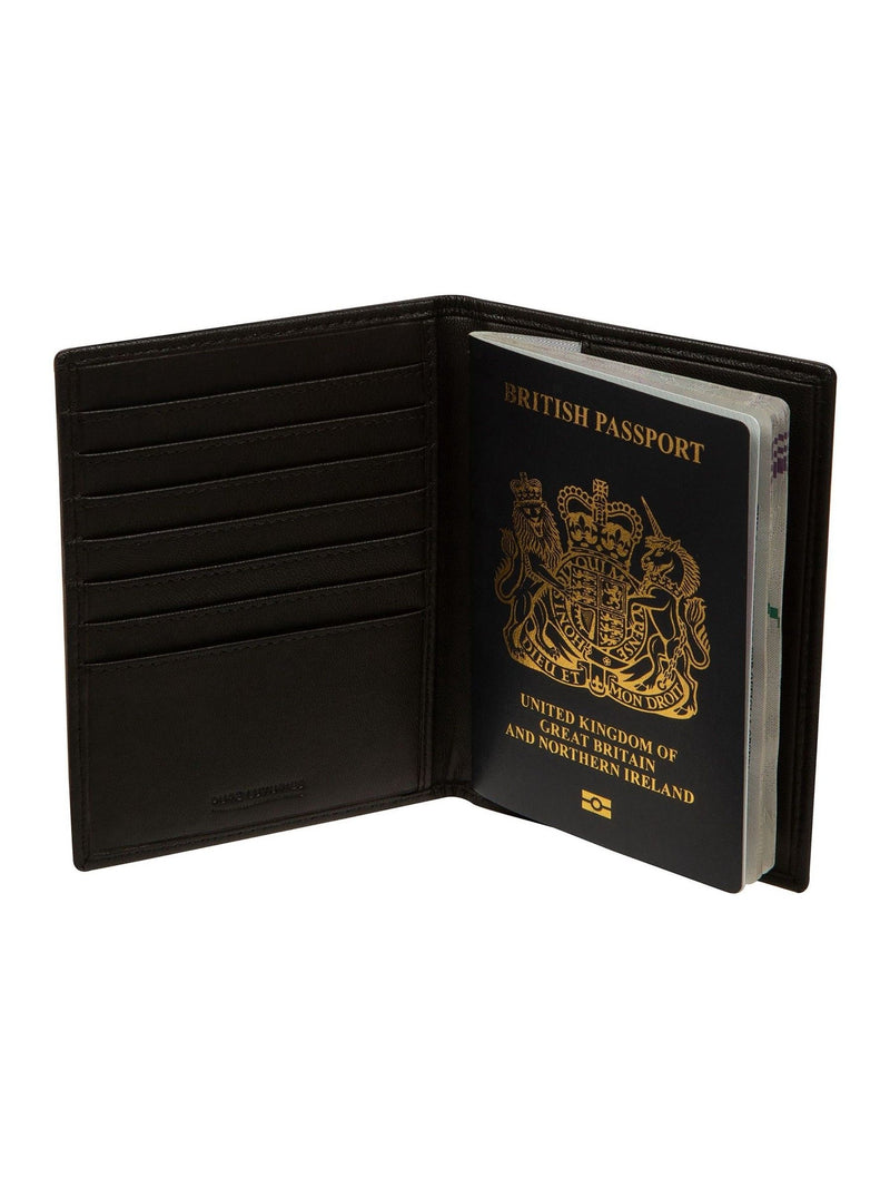 Pure Luxuries London Louis leather passport holder - British product