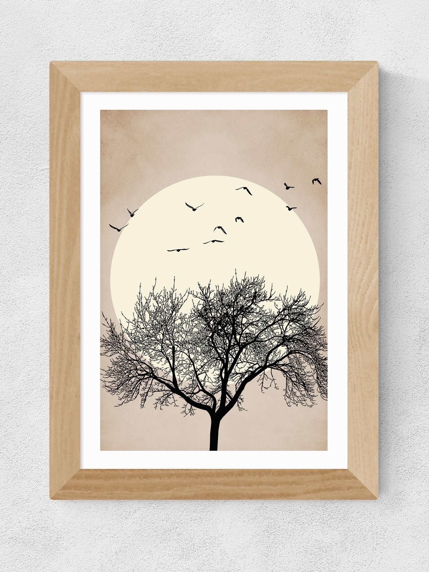 East End Prints Oak Dreamers Bright Wall Art Print by Kubistika