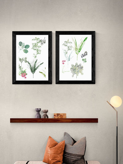 Cartissi Set of 2 Black Forest Floor Finds Wall Art Prints