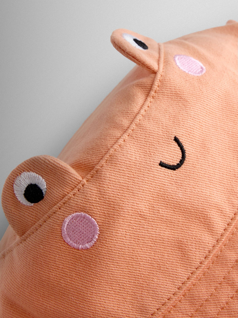 JoJo Maman Bébé orange crab novelty bucket hat, imported from the UK