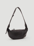 Hush oversized leather crescent bag - British product