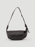Hush oversized leather crescent bag - British product
