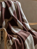 Gallery Home brown abstract throw 170cm, UK version