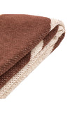 Gallery Home brown abstract throw 170cm, UK version