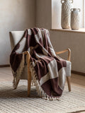 Gallery Home brown abstract throw 170cm, UK version