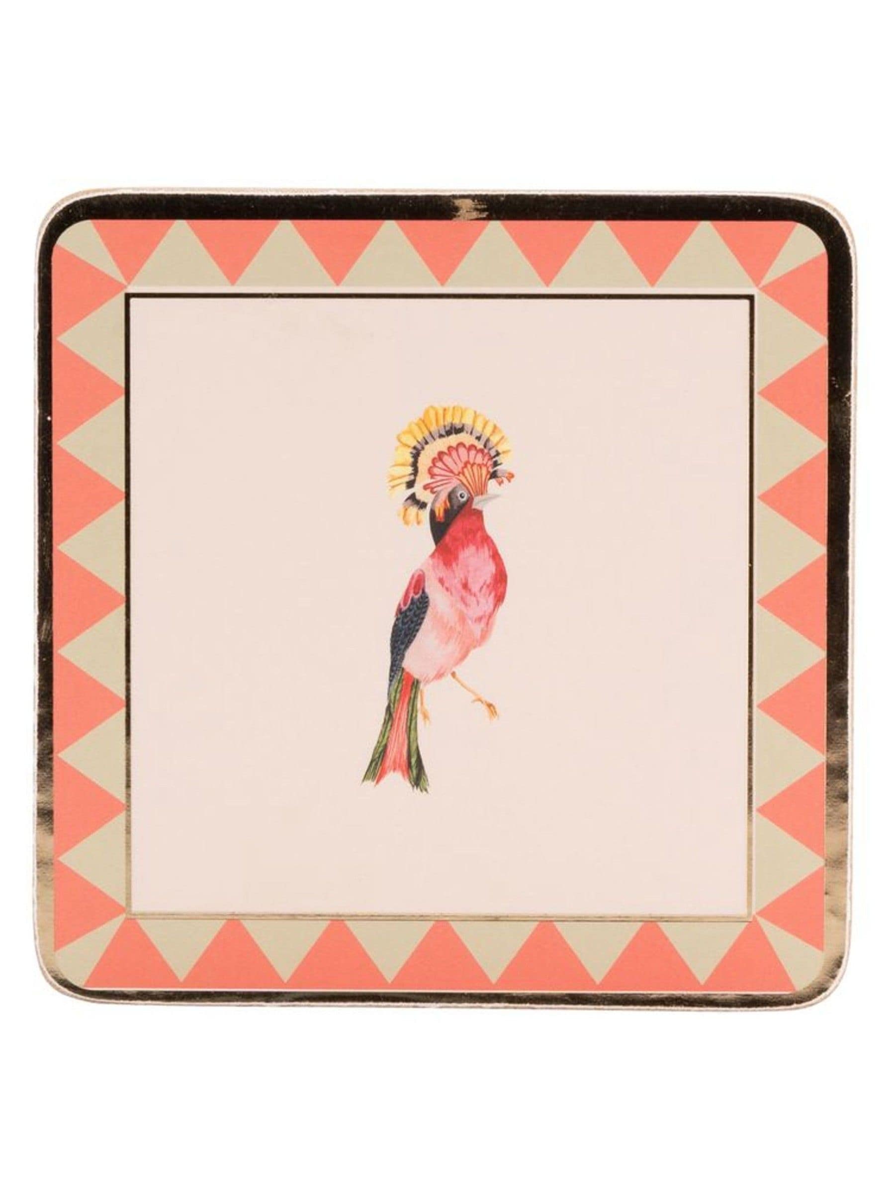 Yvonne Ellen bird coasters set of 4 - British product