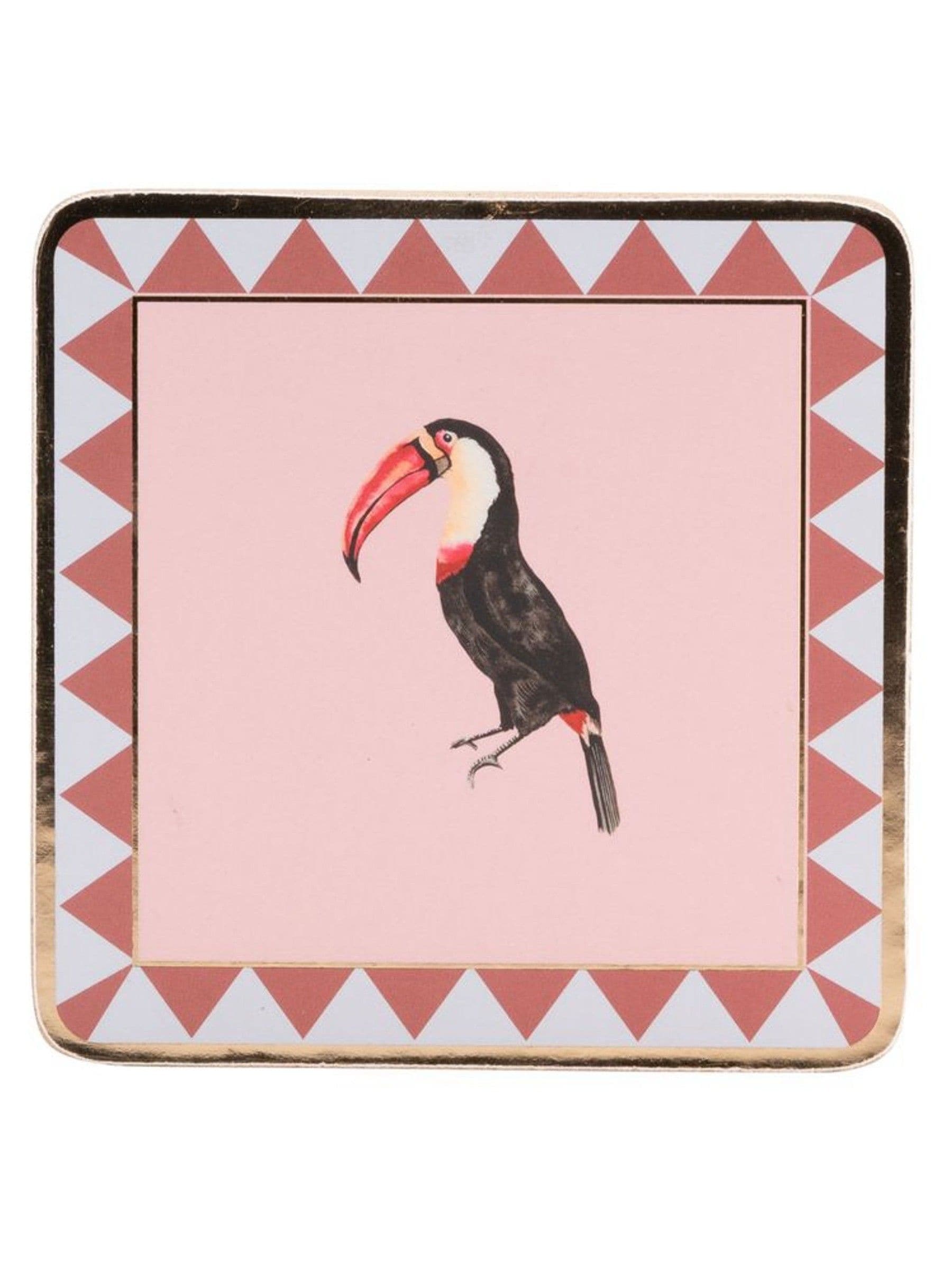 Yvonne Ellen bird coasters set of 4 - British product