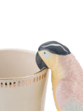 Yvonne Ellen green parrot jug with gold trim (British brand)
