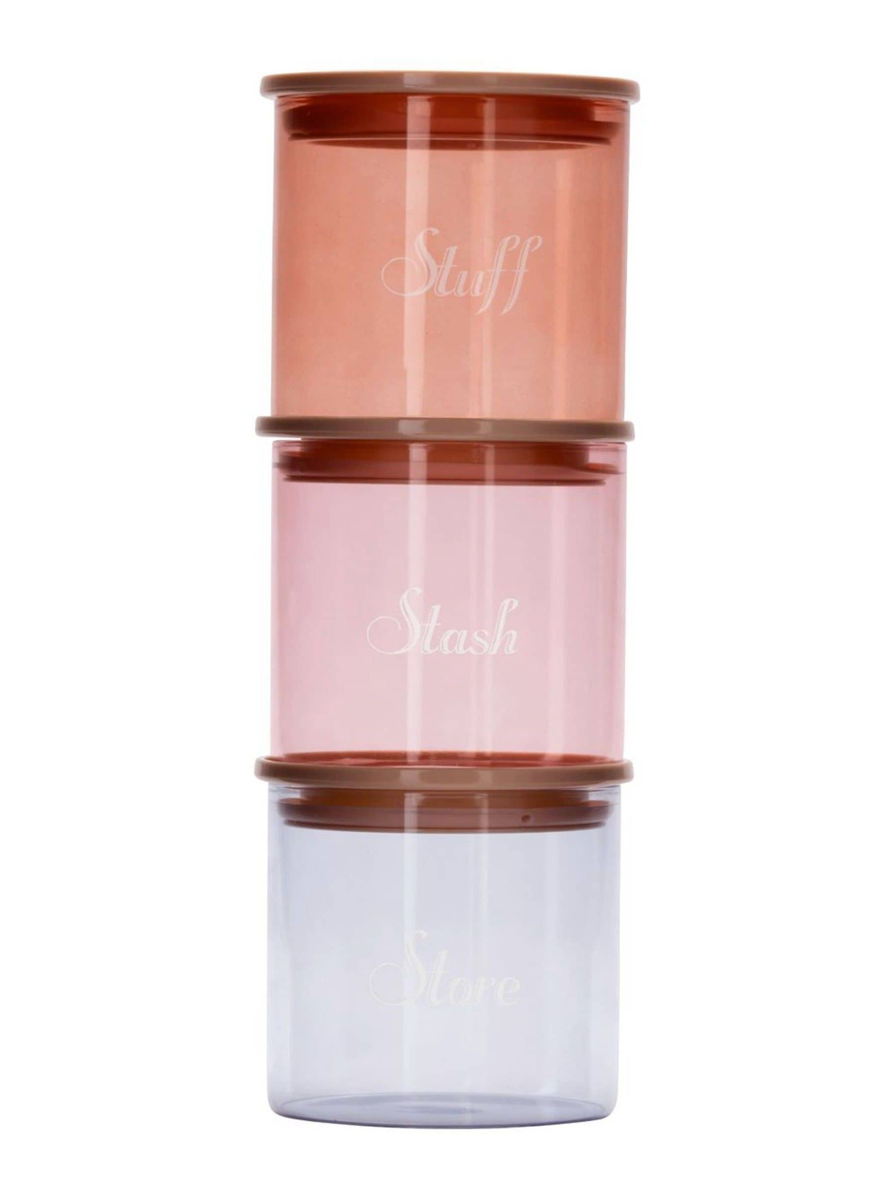 Yvonne Ellen 3 piece stacking storage jars - British product
