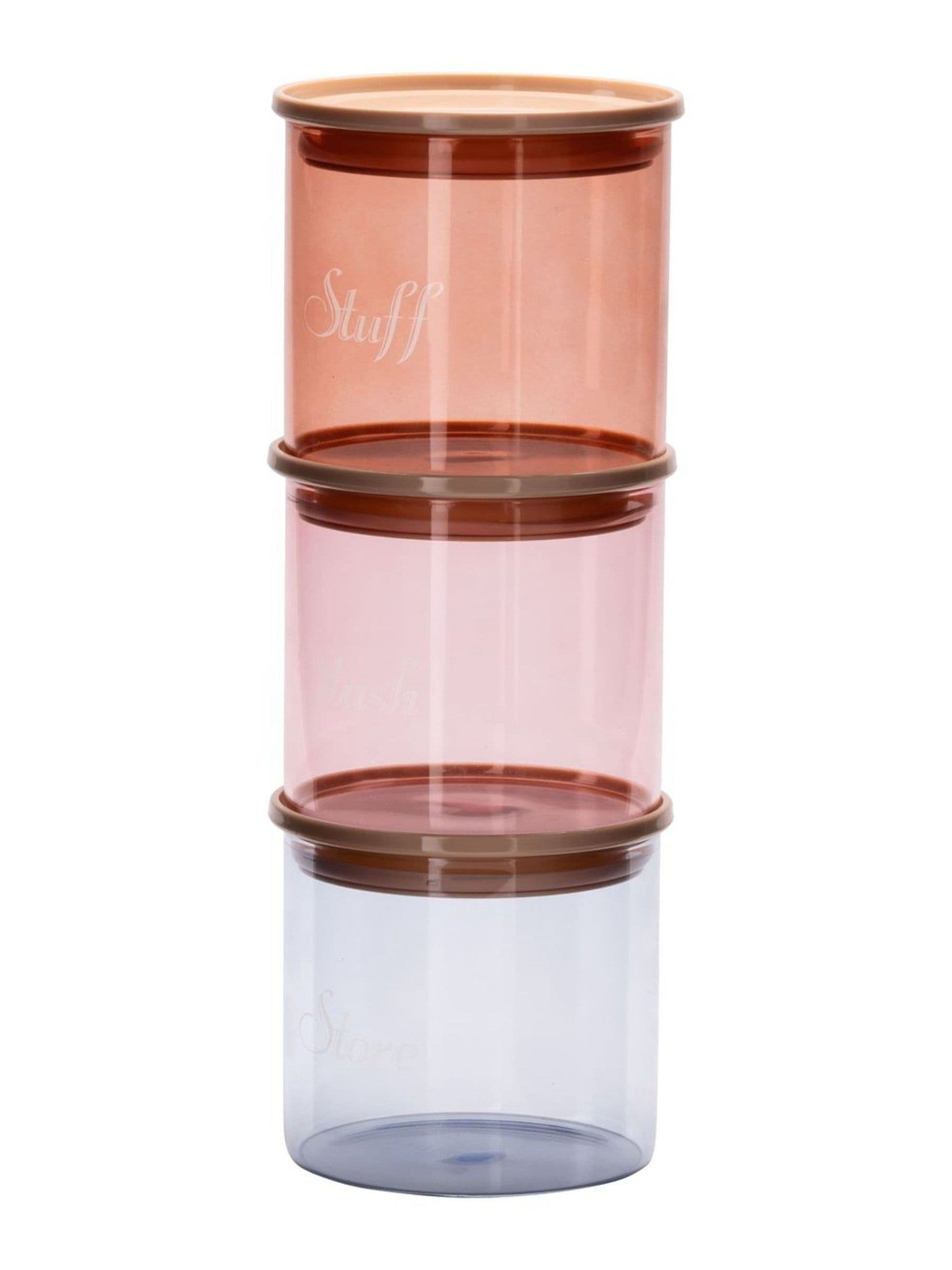 Yvonne Ellen 3 piece stacking storage jars - British product