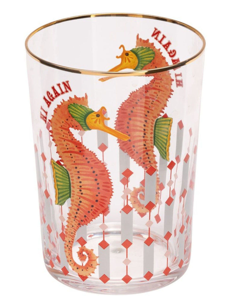 Yvonne Ellen sea horse hi ball glasses 500ml - British product