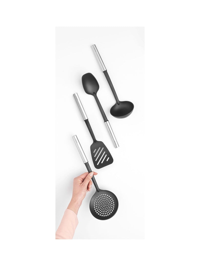 Brabantia Matt Steel Profile kitchen utensils set - British product